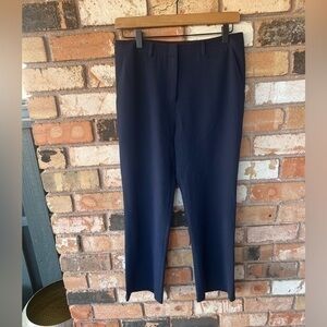 Jenni Kayne Navy Blue High Rise Cropped Trouser Pant Size 2